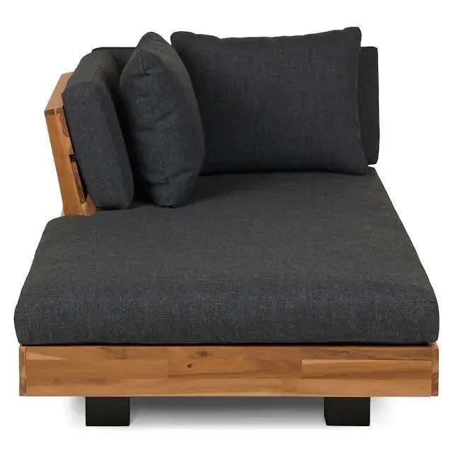 ARTICLE “Lubek” Outdoor Chaise Lounge – Slate Gray image indicator(3)