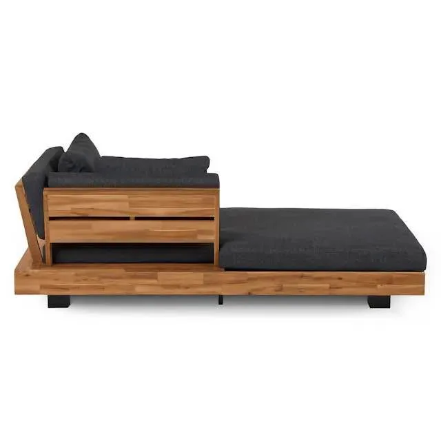 ARTICLE “Lubek” Outdoor Chaise Lounge – Slate Gray image indicator(4)