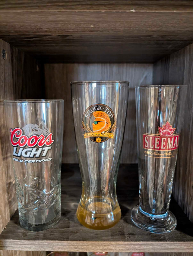 Assorted Beer Glasses