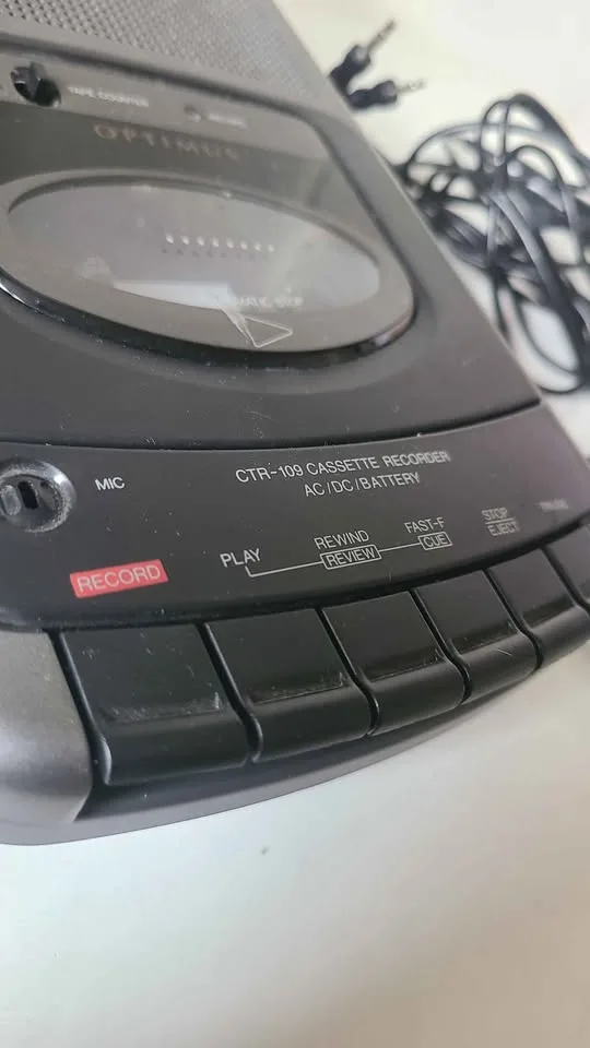 Optimus CTR-109 Cassette Recorder w/ Microphone image indicator(5)