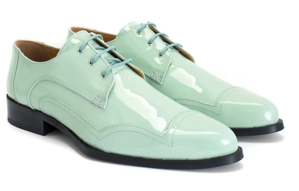 Fluevog Modvogs: Dandolos M12 Mint Derby Shoe image indicator(5)