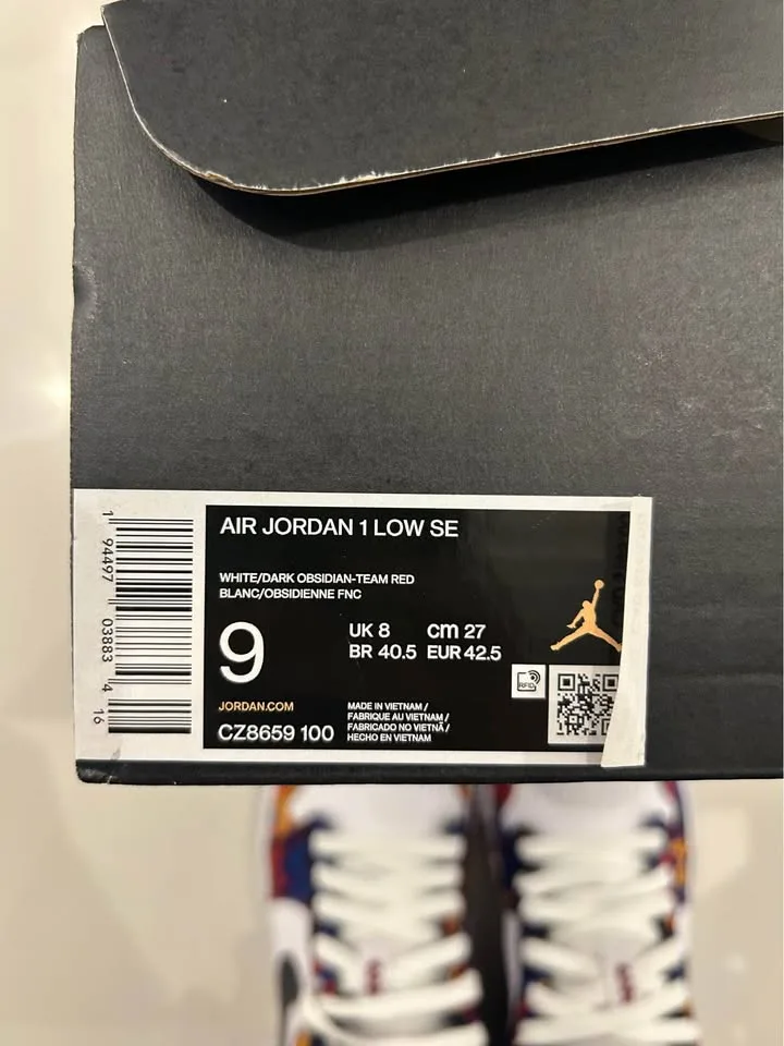 Brand New Jordan 1 low “Nothing But Net” size 9 image indicator(5)