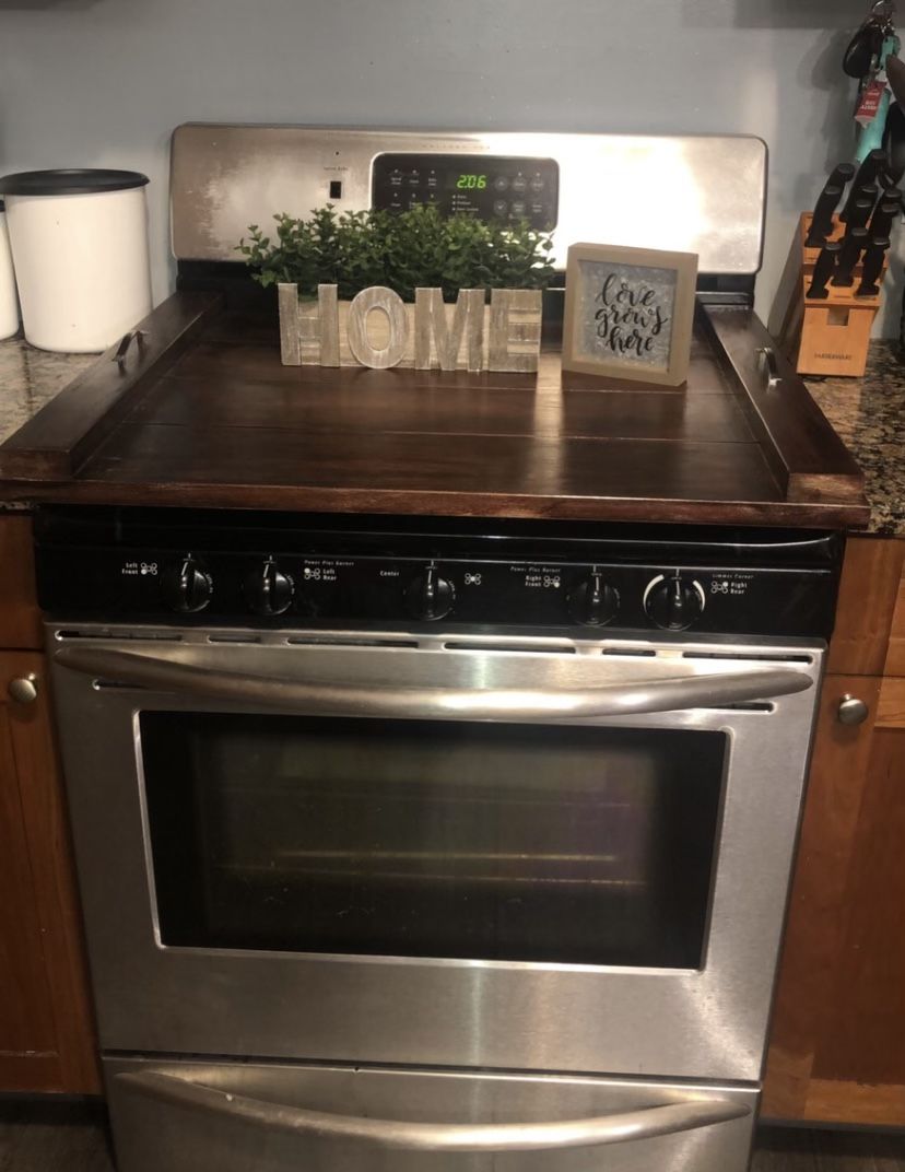 Whirlpool Gold gas stove top