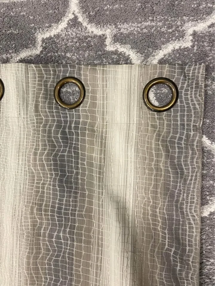 Gray/ Taupe curtain set image indicator(2)