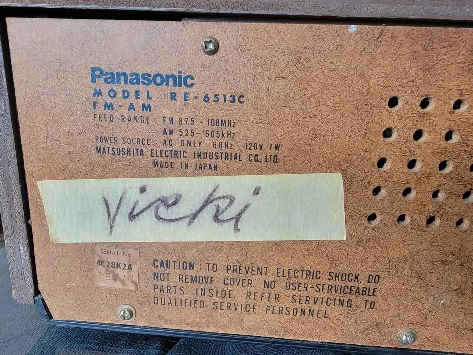🧡 Vintage Panasonic radio model RE-6513C (1976) image indicator(7)