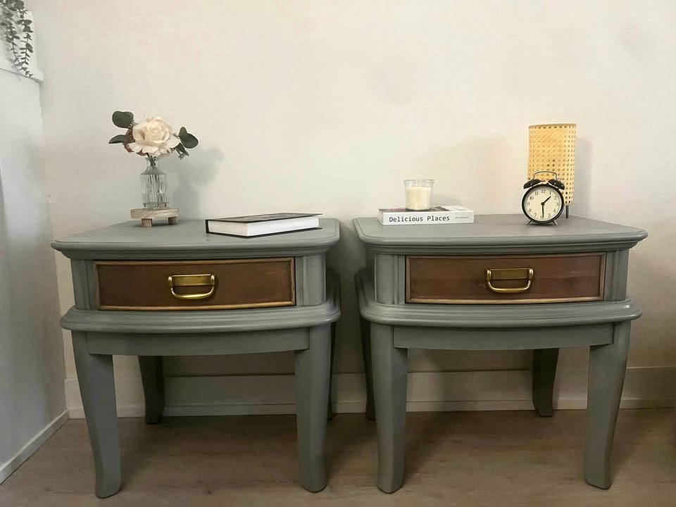 Refurbished Solid Wood Night Stands