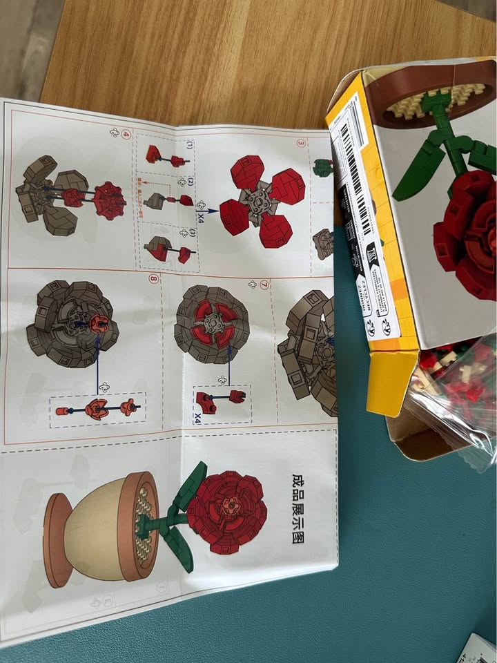 🧡 Flower Bouquet Rose Build Kit - photo 2