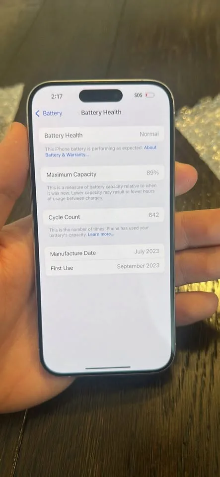 iPhone 15 pro 128GB Unlocked image indicator(3)