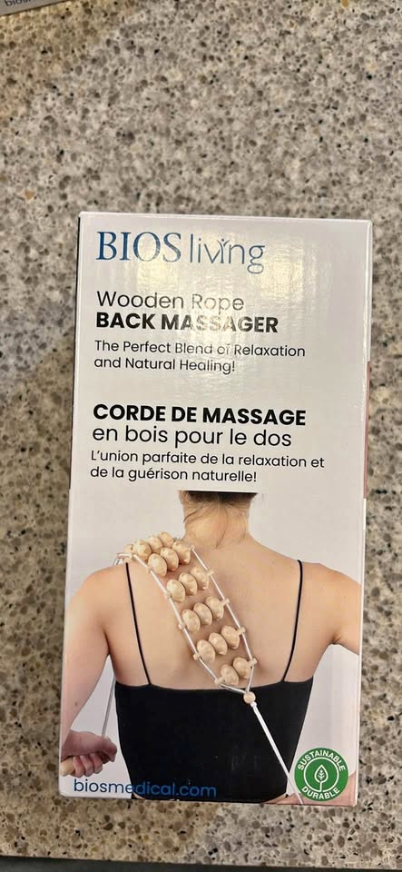 Wooden Rope Back Massager