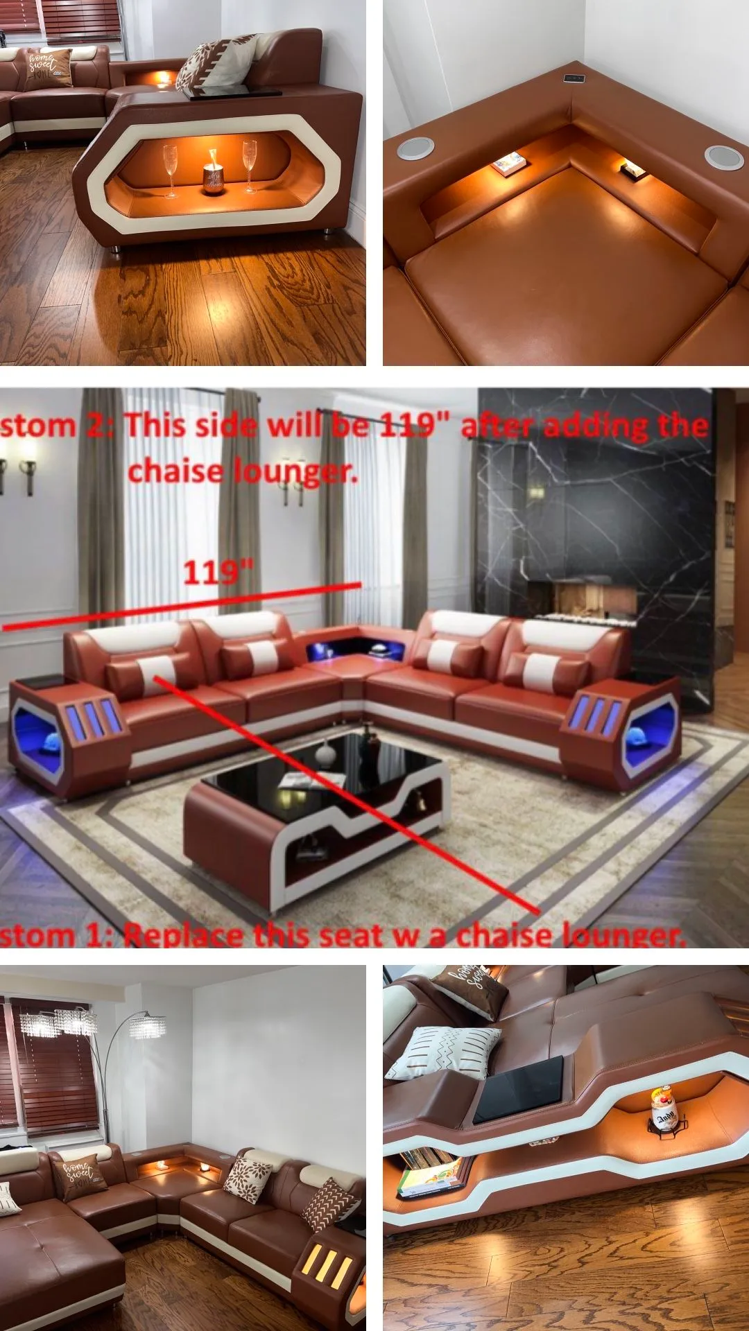 Sofadream Custom Leather Couches image indicator(10)