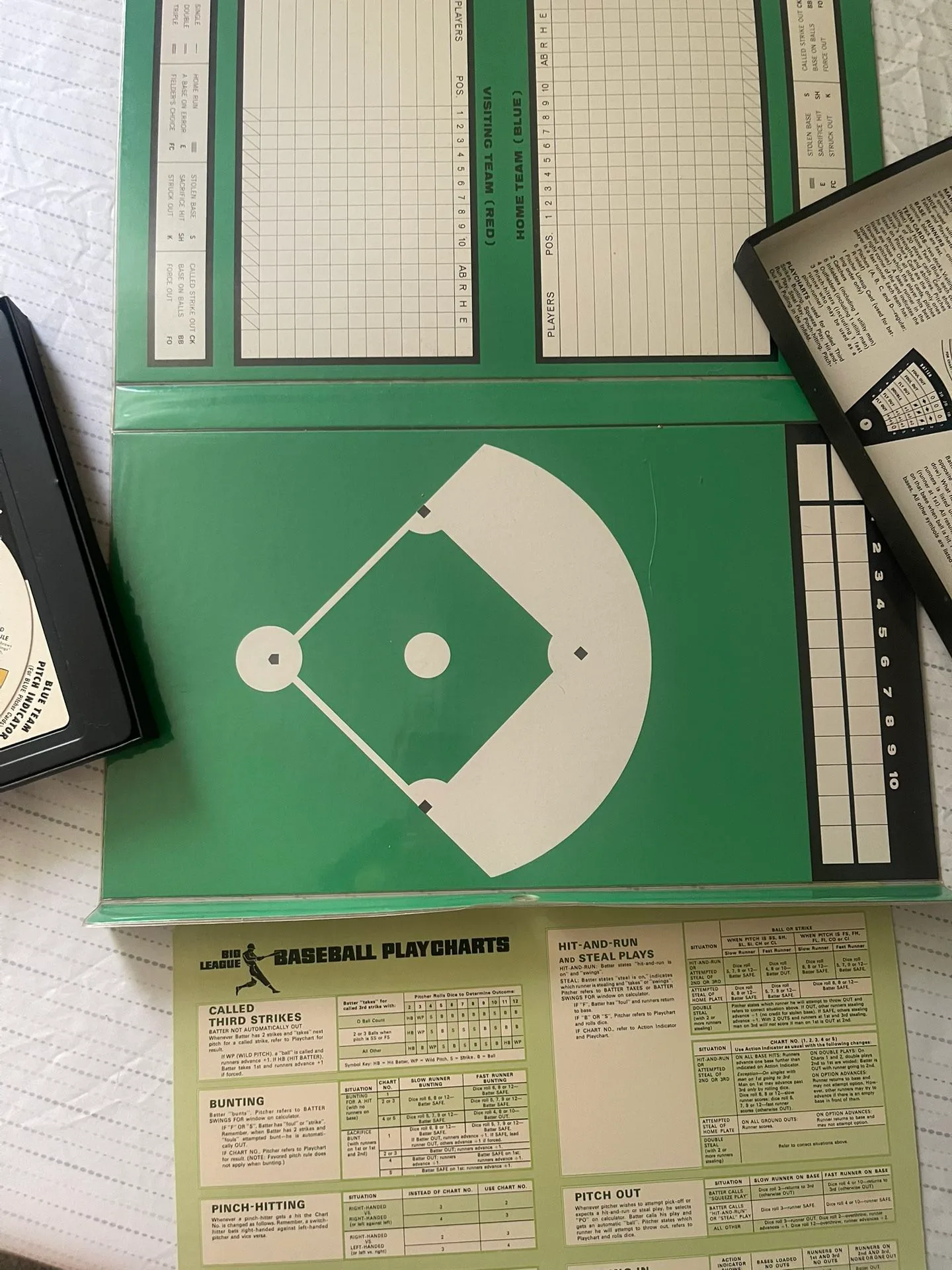 Vintage 1966 Big League Baseball 3M Sports Game image indicator(5)