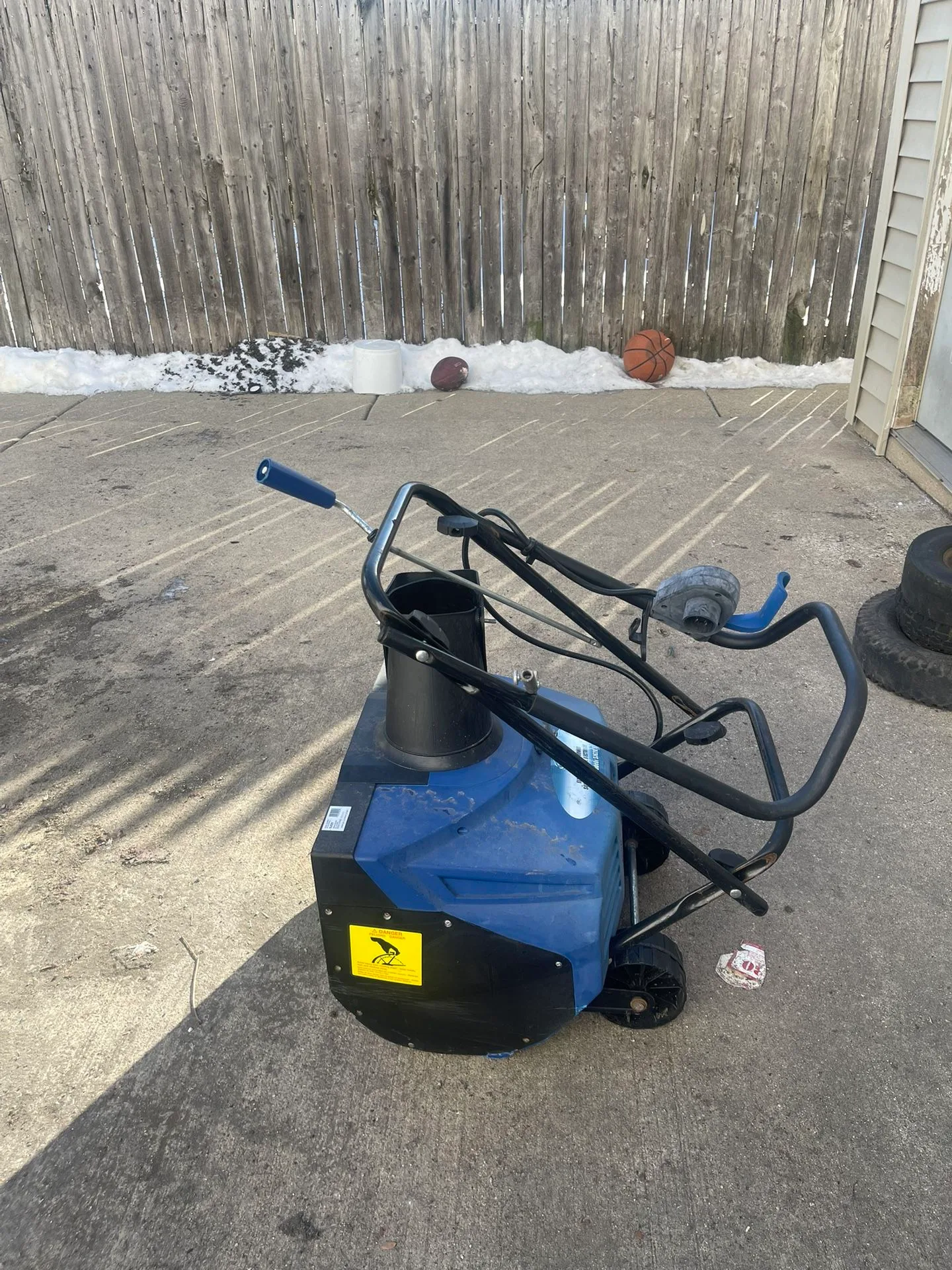 Electric Snow Blower image indicator(2)