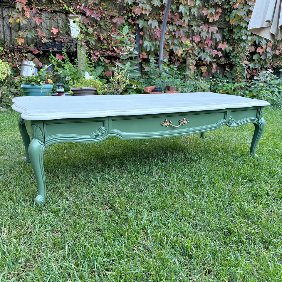 Charming Hand Refinished Coffee Table