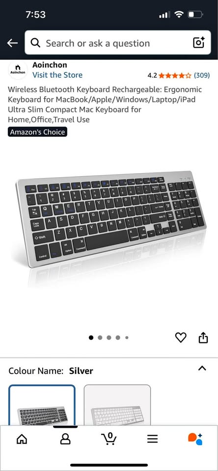Wireless Bluetooth Keyboard
