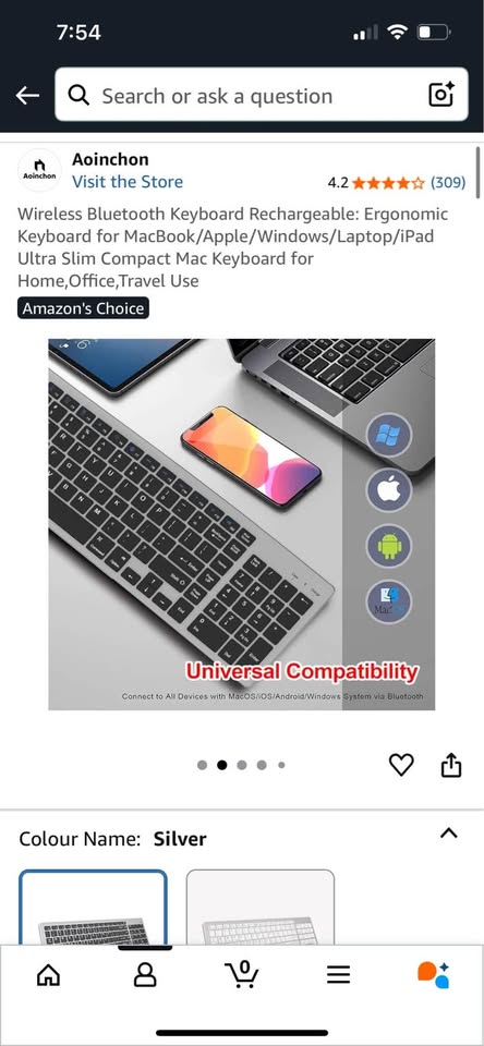 Wireless Bluetooth Keyboard - photo 2