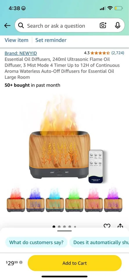 Essential oil diffuser image indicator(2)