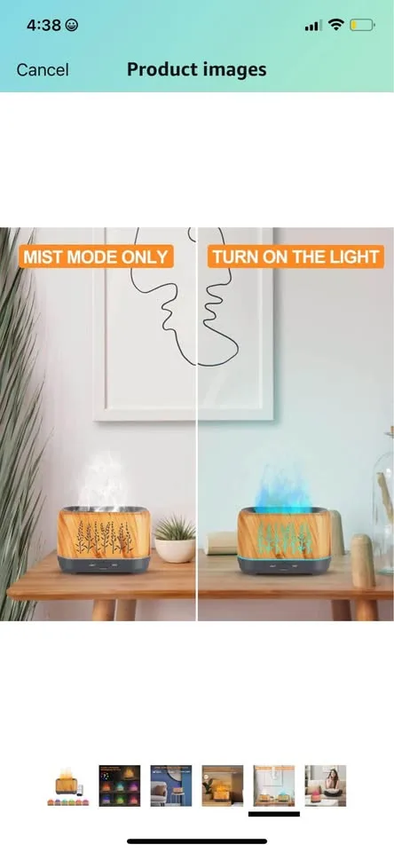 Essential oil diffuser image indicator(4)