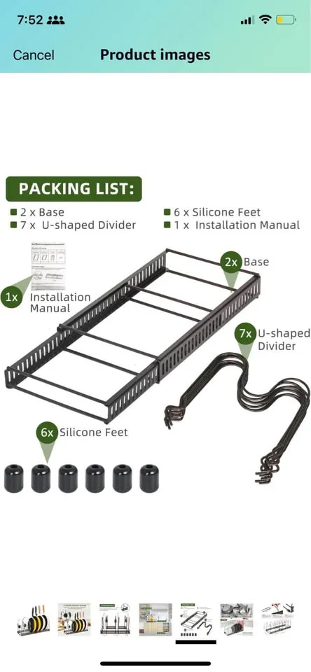 Expandable Pot and Pan Organizer Rack image indicator(4)