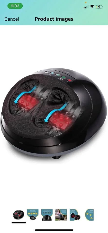 Shiatsu Air Foot Massage with Heat thumbnail