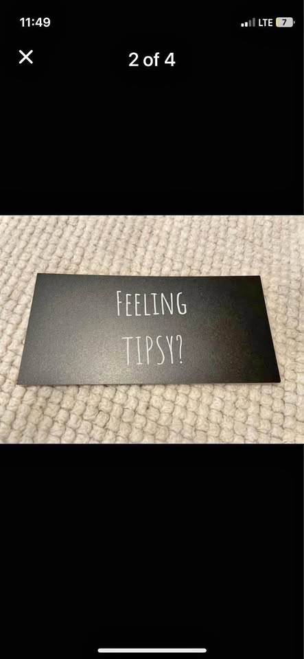 Tip signs for restaurant / businesses
