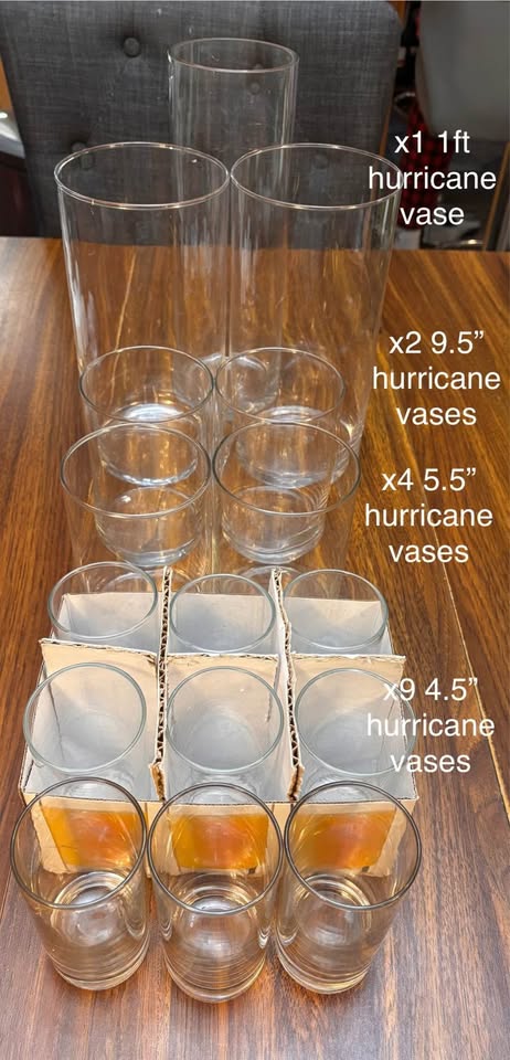 Wedding Glass Vases and Candles - photo 2