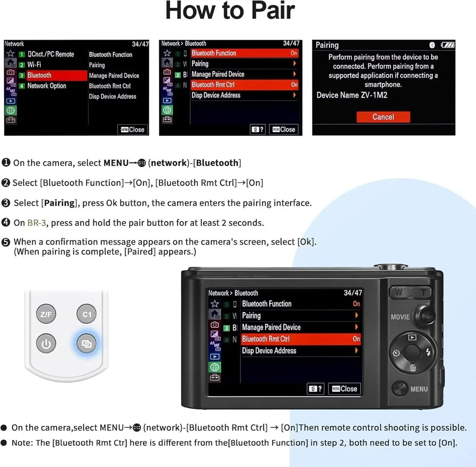 Sony Camera Tripod with Wireless Remote image indicator(8)