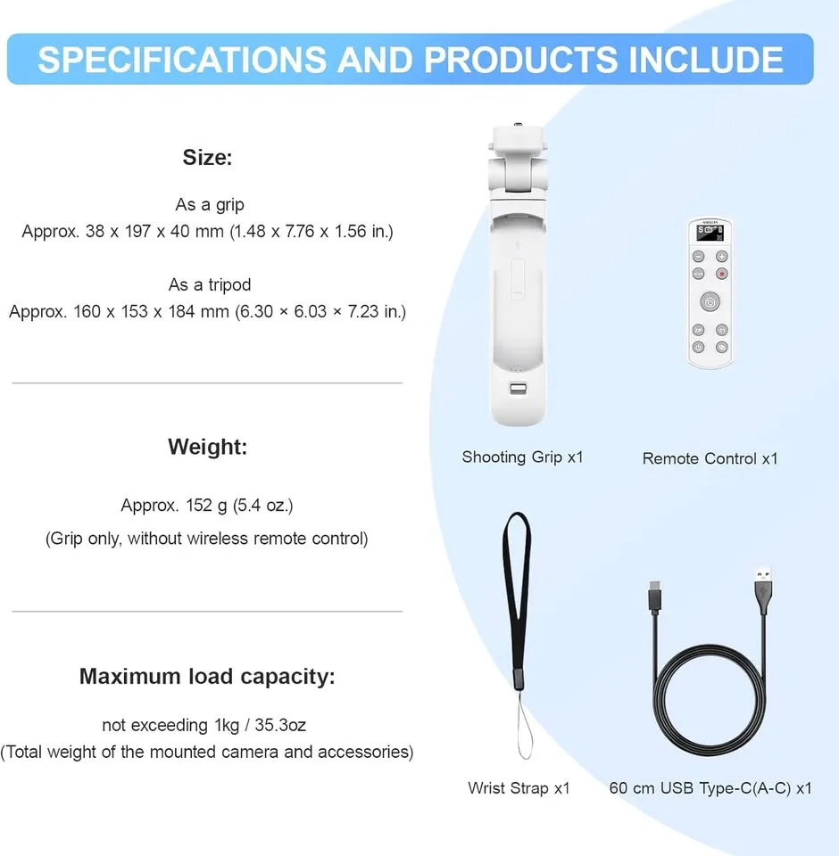Sony Camera Tripod with Wireless Remote image indicator(9)
