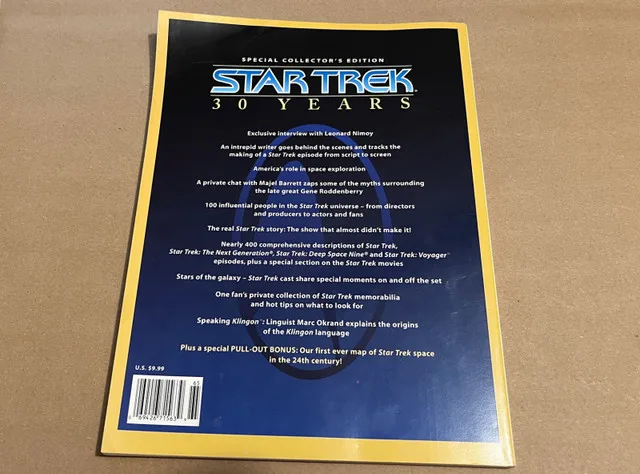 Star Trek 30 Years Magazine With Map image indicator(2)