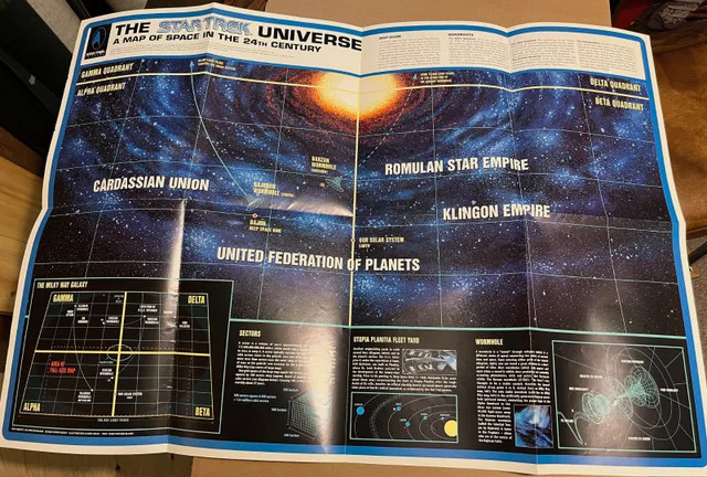 Star Trek 30 Years Magazine With Map image indicator(3)