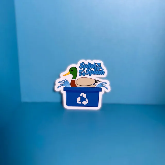 Custom Vinyl Die Cut Stickers. Hedgehog Penguin Duck image indicator(5)