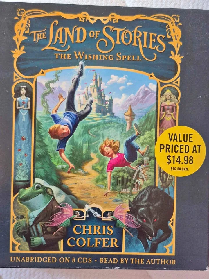 Land of Stories audio books 1-4 thumbnail