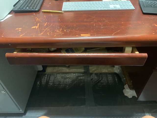brown work desk - photo 5