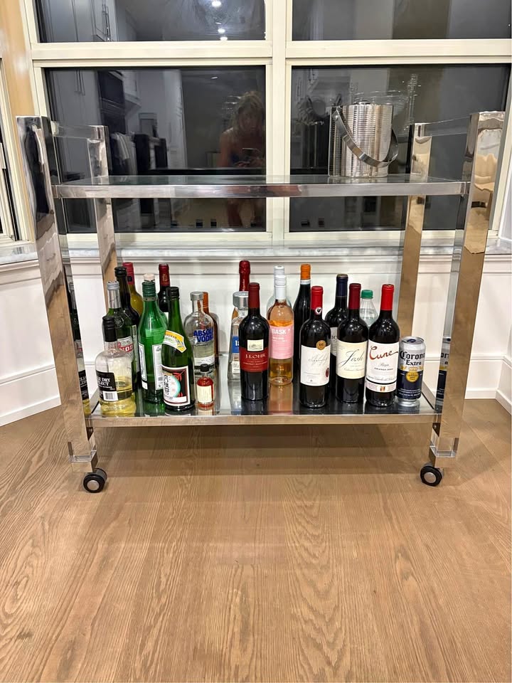 Chrome Bar Cart