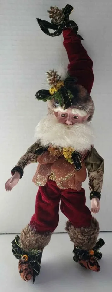 Mark Roberts FAIRY Holly & Pine Fairy Sm Christmas Holiday image indicator(2)