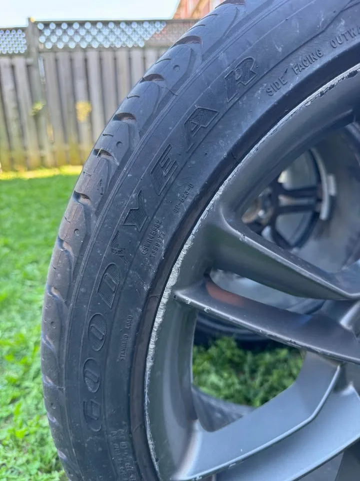 19 inch Rims with tires, 255/40/19new tires. 5x100 image indicator(5)