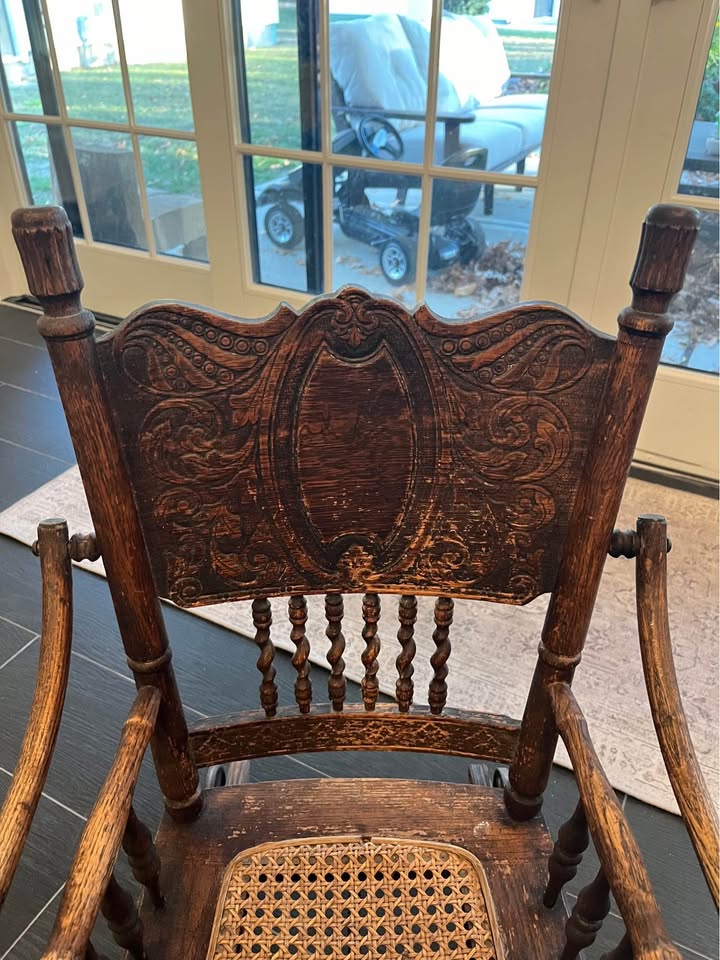 Antique High Chair/ Stroller - photo 5