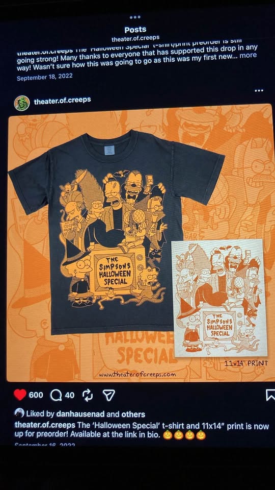 The Simpsons XL treehouse of horror shirt - photo 5