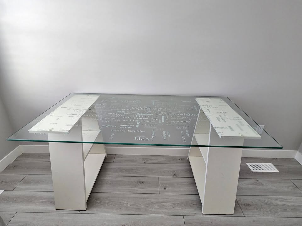 Glass Top Desk