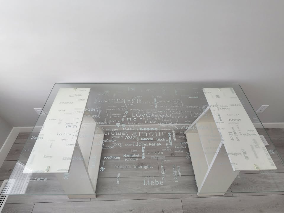 Glass Top Desk - photo 4