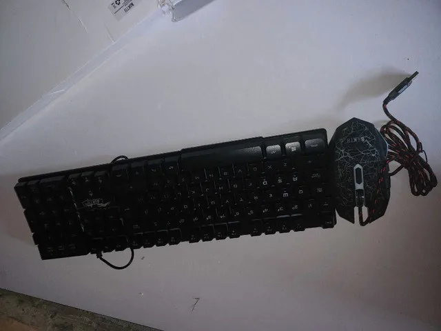 Gaming Keyboard and Mouse Combo (Bakth) thumbnail