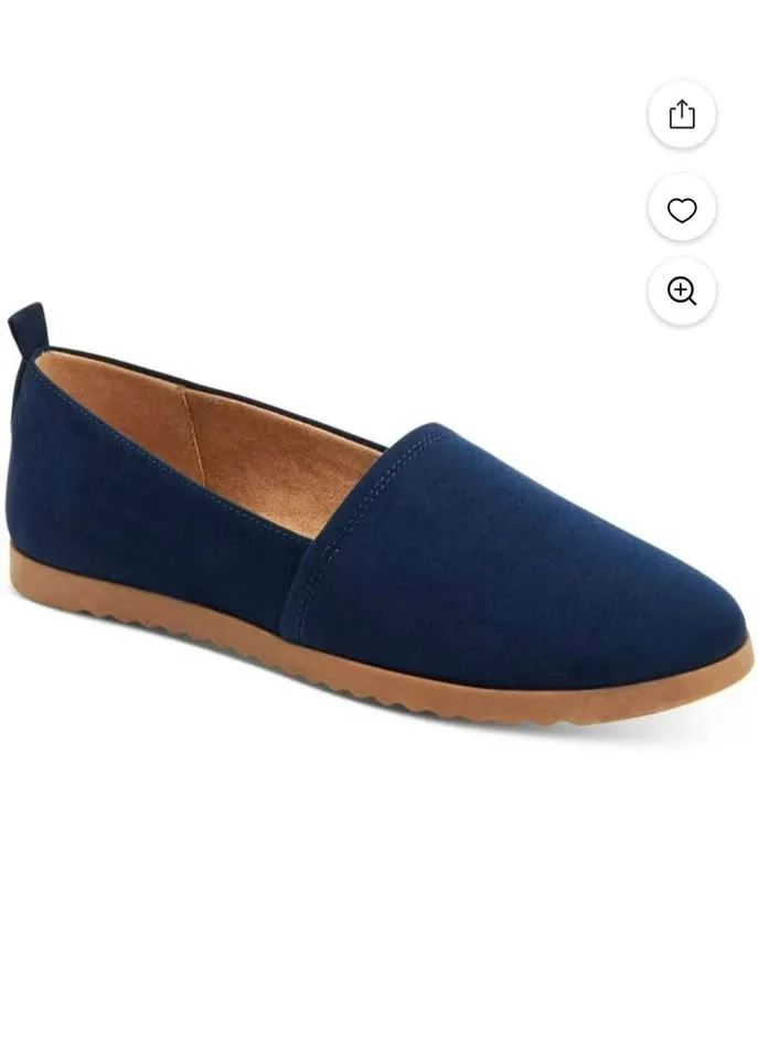Navy slip on shoes 6.5 image indicator(4)