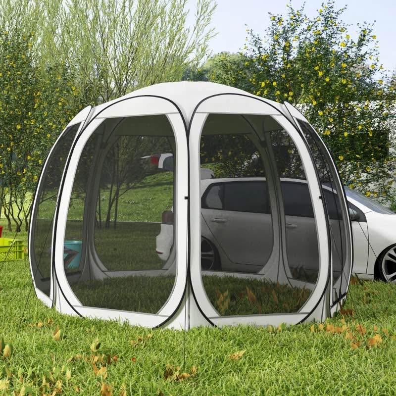 11' x 11.5' Screen Tent, Pop Up Camping Gazebo - photo 3