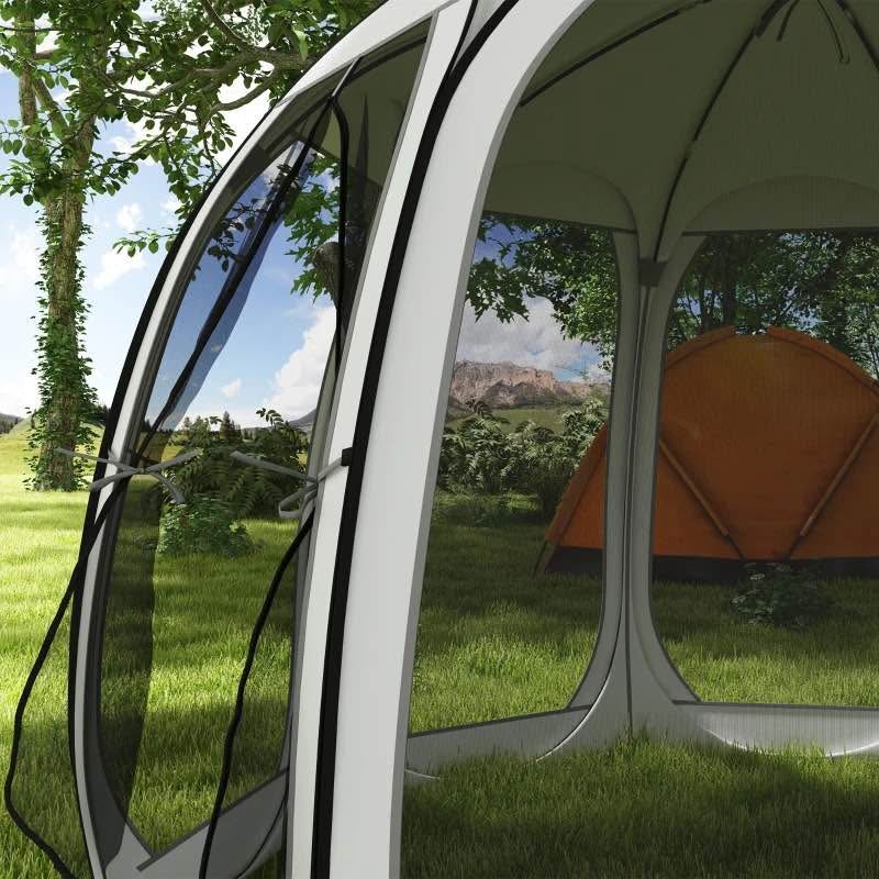 11' x 11.5' Screen Tent, Pop Up Camping Gazebo - photo 5
