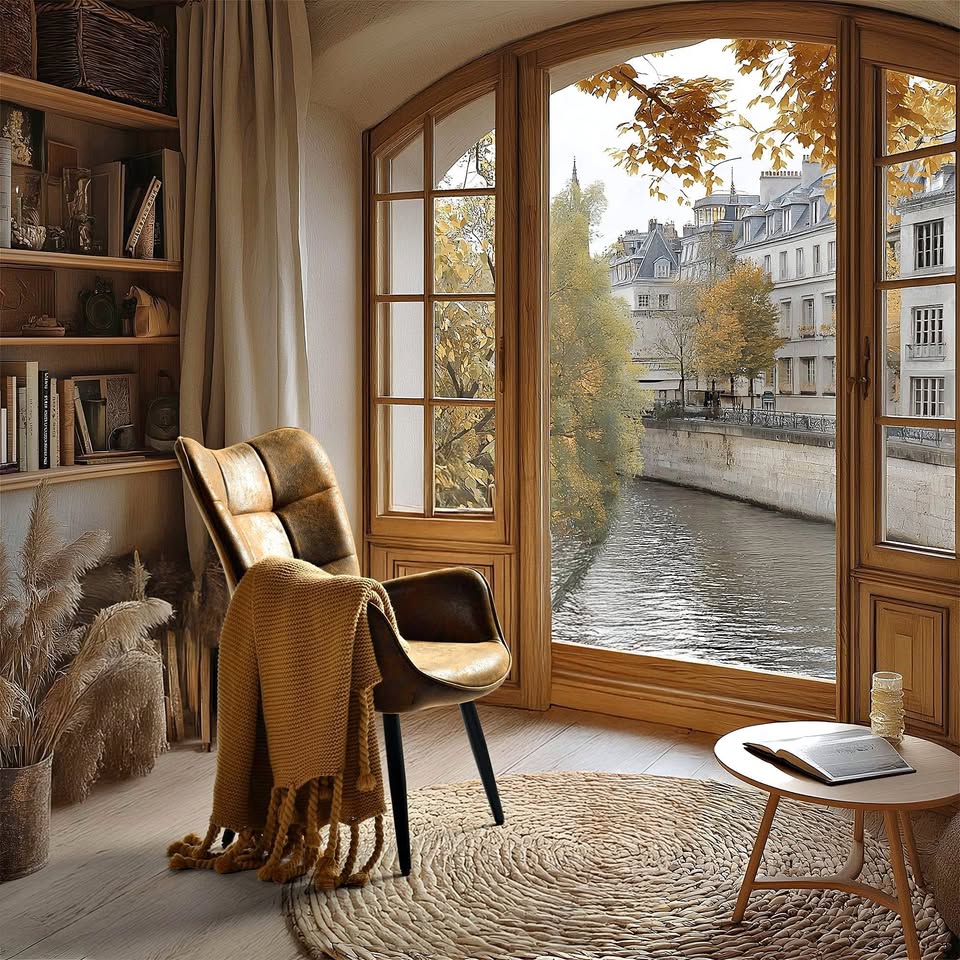 Accent Chair with Wing Back, Brown Faux Suede