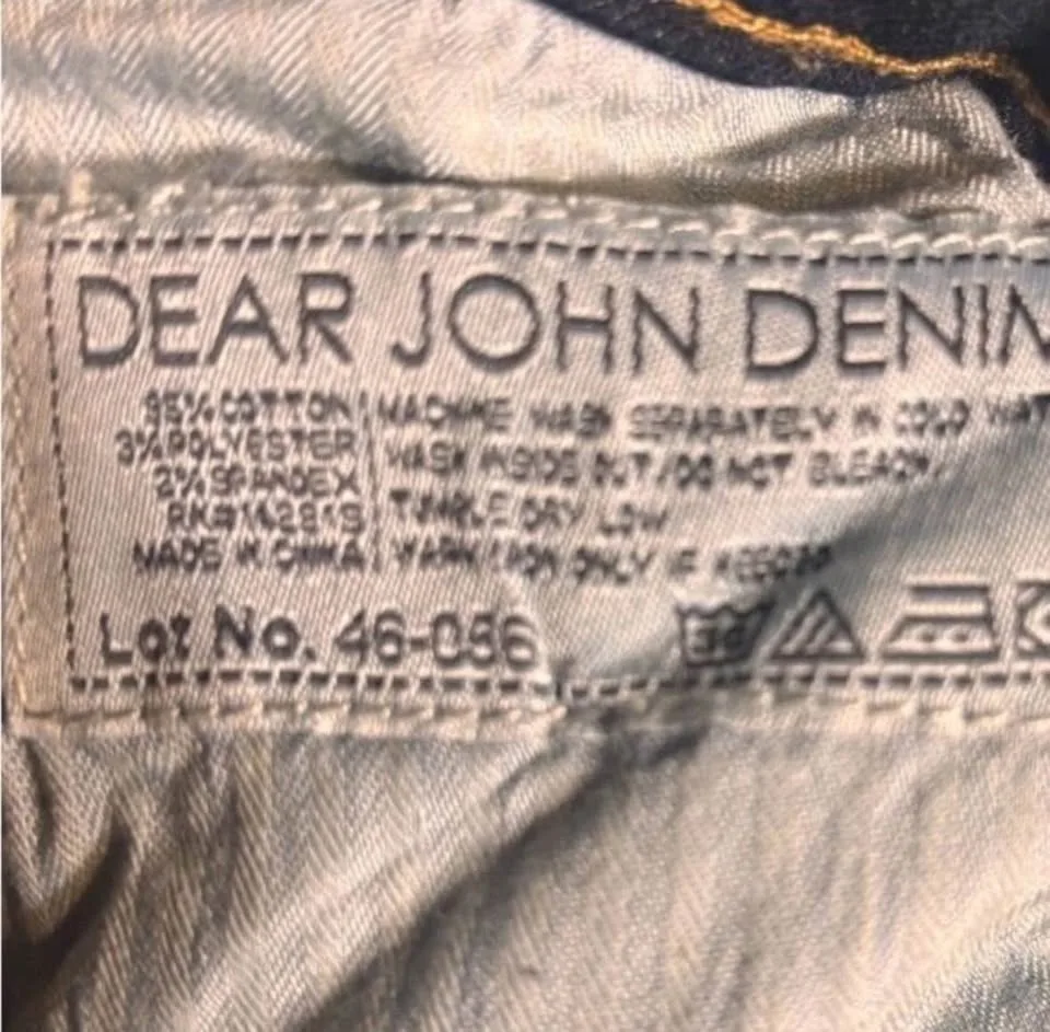 $274 Dear John Women's Gisele Jeans size 24 Karma image indicator(8)