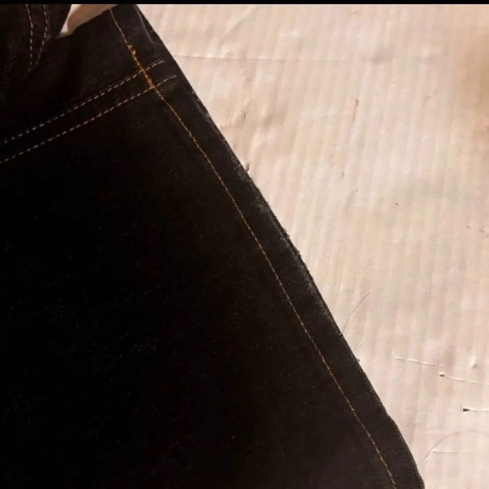 Maurices Dark Blue Denim Jeans size 18 Long waist 37" or 94cm image indicator(6)