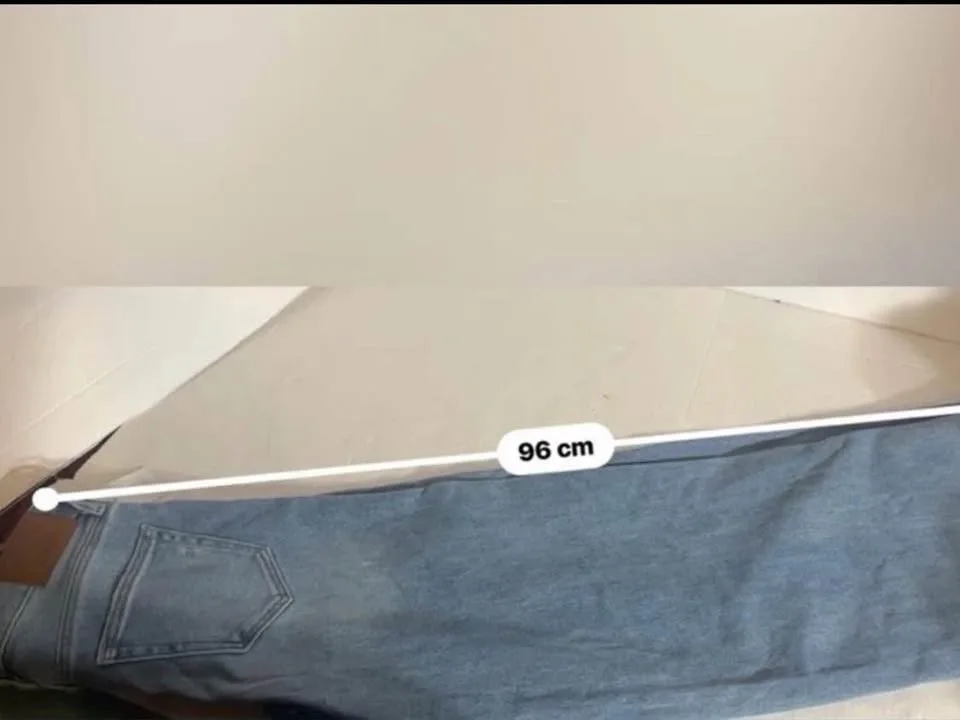 $189 HIDDEN Wide Leg Light Blue Jeans size 25 New image indicator(2)