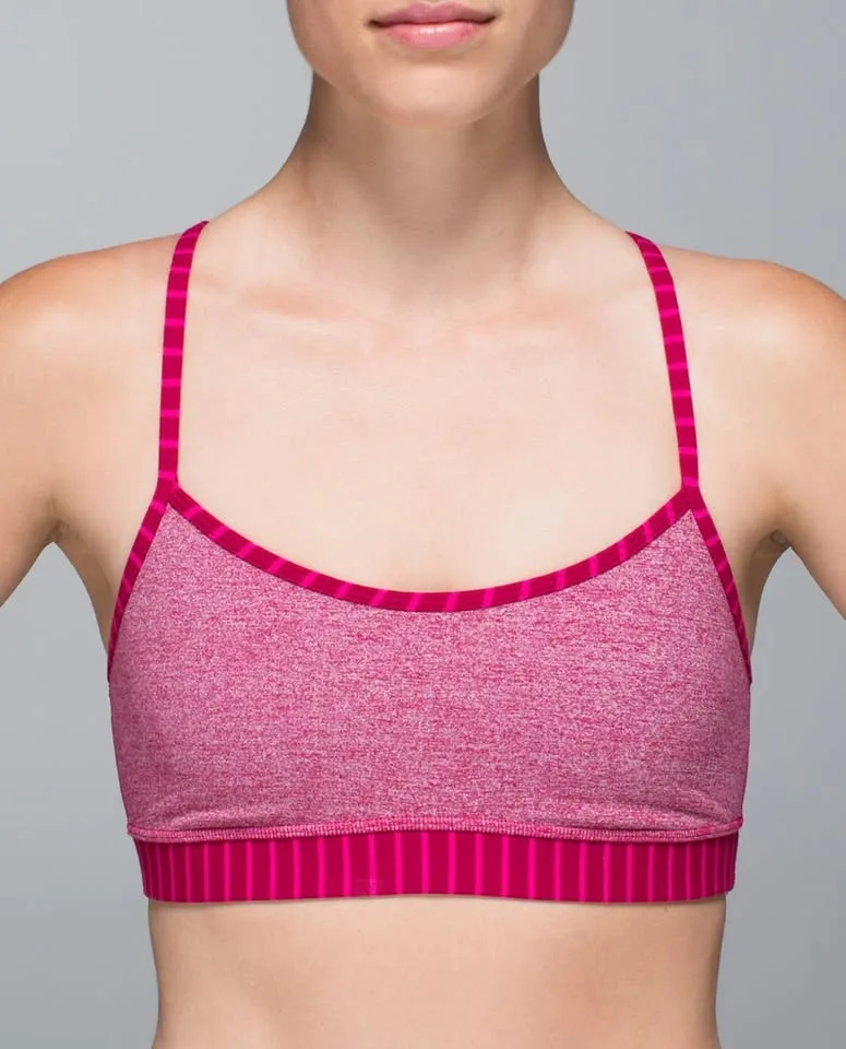 LULULEMON FLOW Y BRA size 10...VGUC-EUC.. image indicator(2)