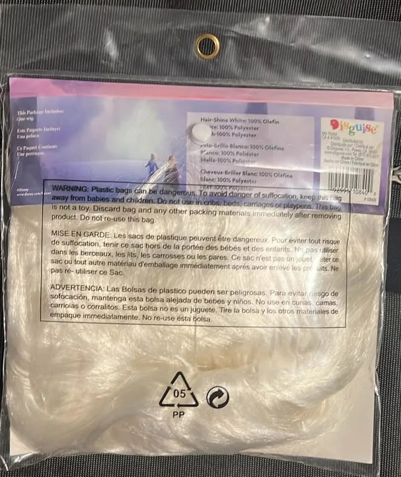 Elsa child wig for Halloween image indicator(2)