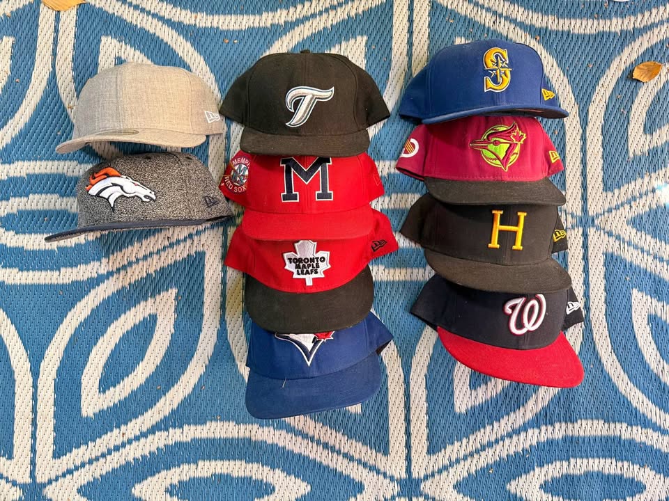 Blue Jays & Other Team Hats – Sizes 7 5/8 to 8